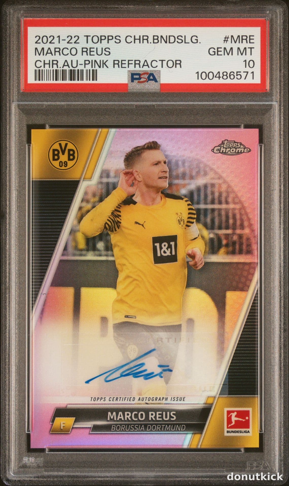 2021 TOPPS CHROME BUNDESLIGA CHROME AUTOGRAPHS | PINK REFRACTOR