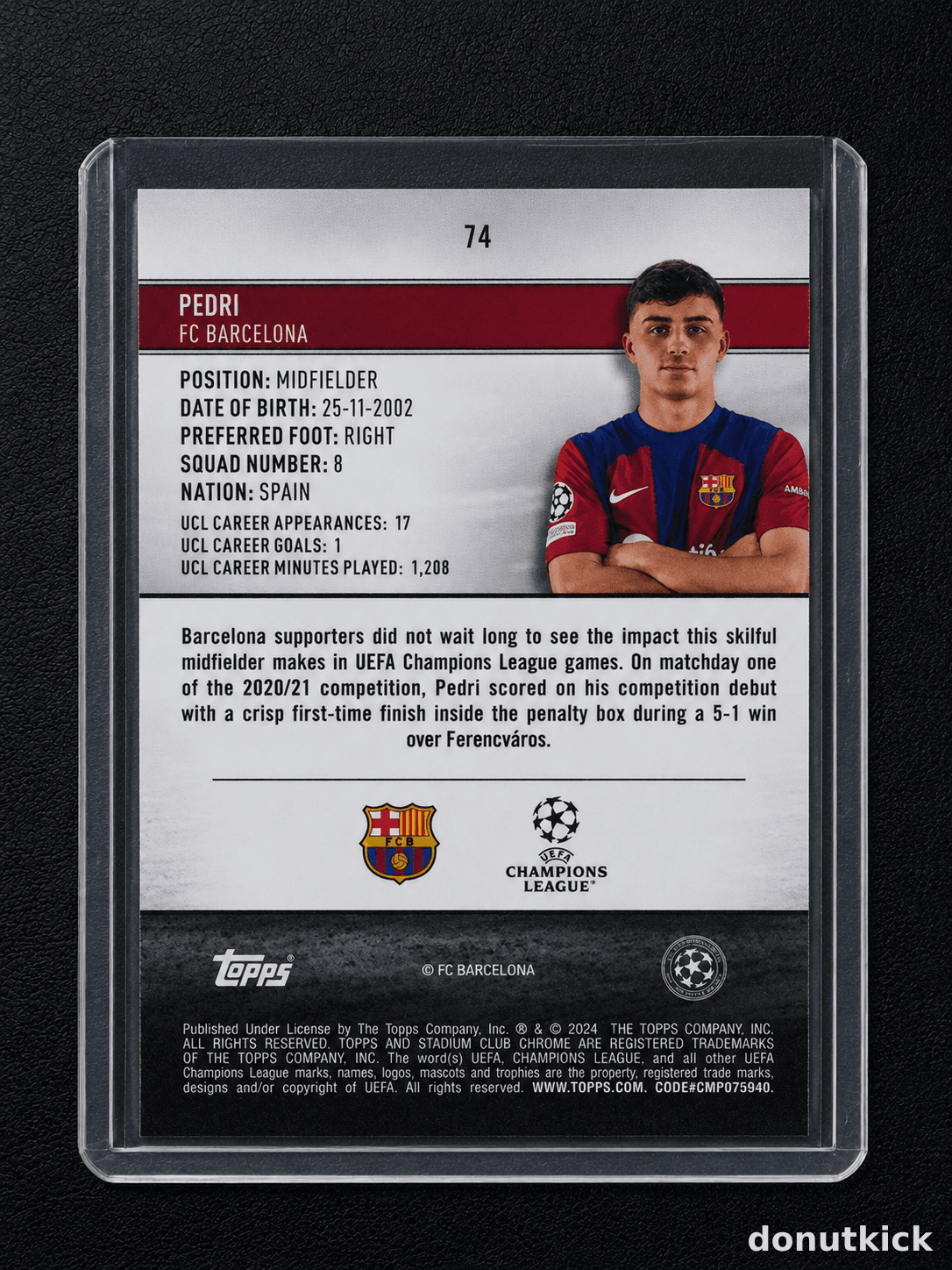 2023-24 Topps Stadium Club Chrome UEFA Club Competitions Base Parallel