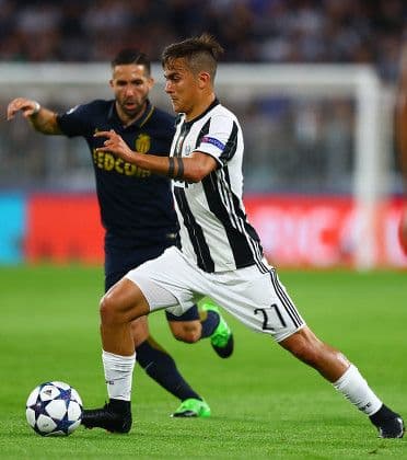 16-17 유벤투스 홈 디발라 실착사진