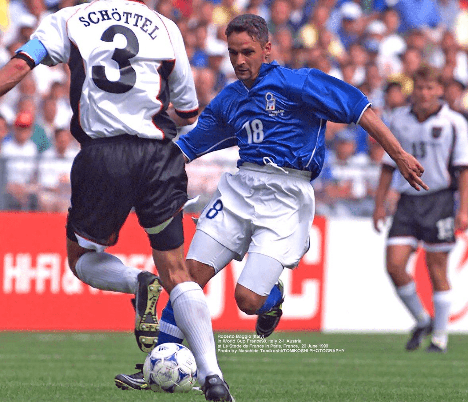 98-00 이탈리아 홈 바조 실착사진