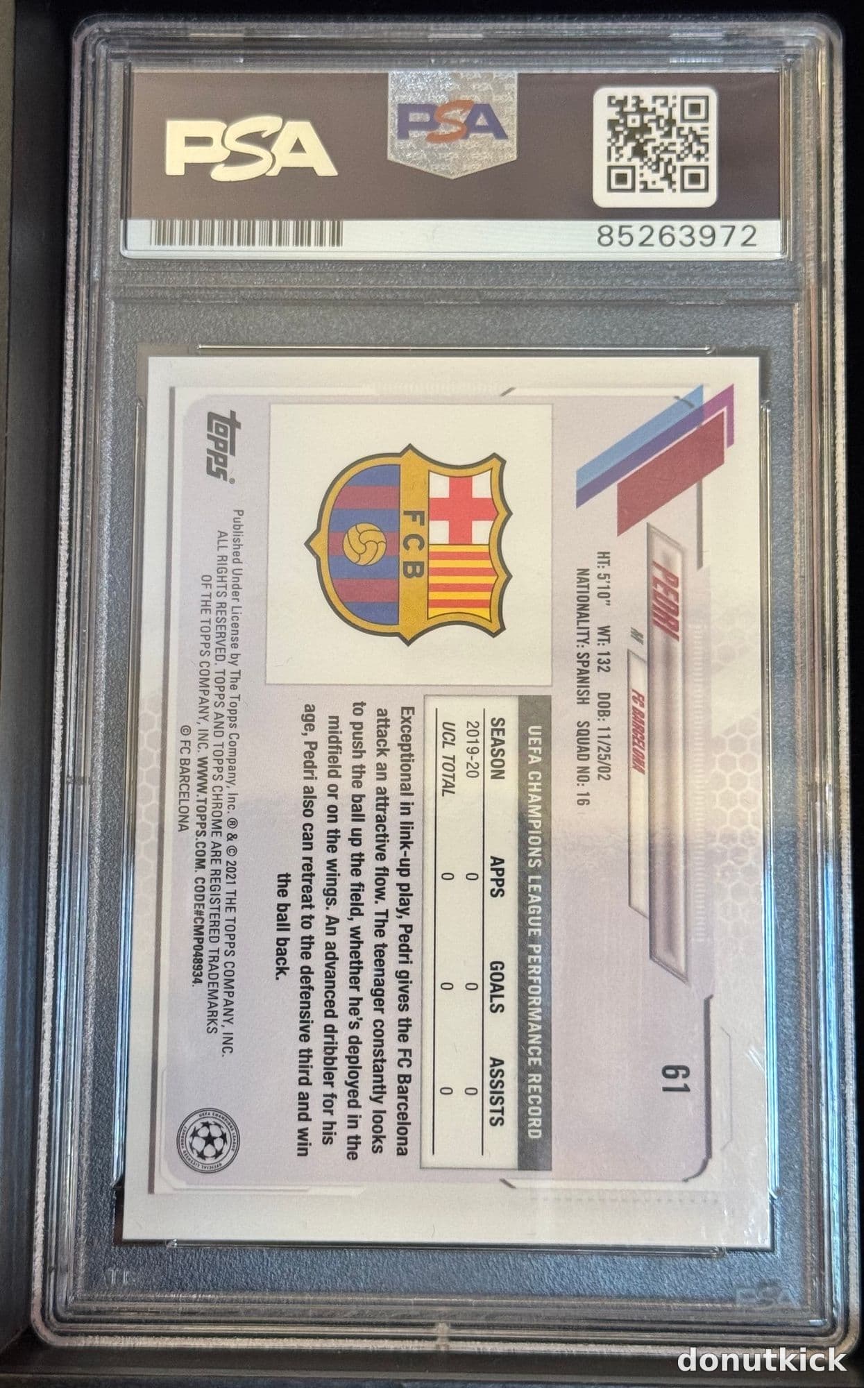 2020-21 Topps Chrome UEFA Champions League Rookie Card(RC)