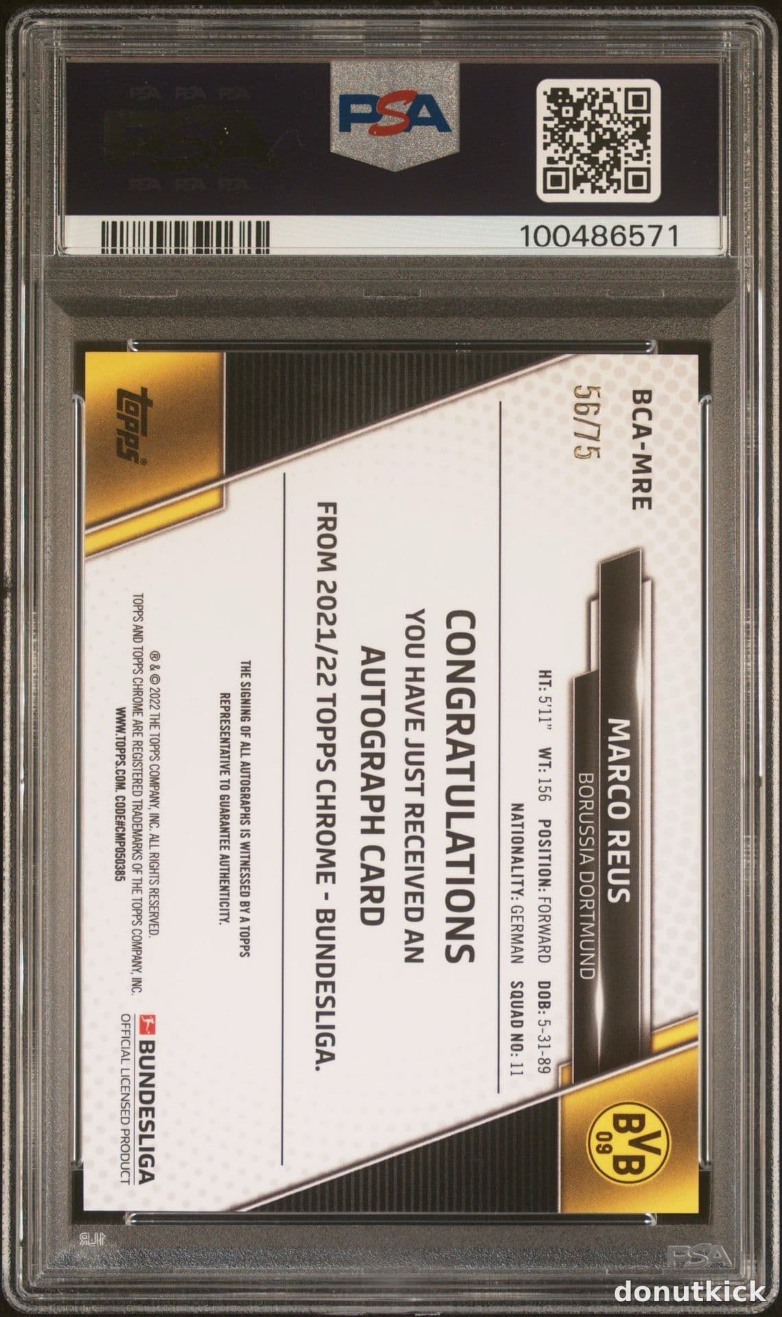 2021 TOPPS CHROME BUNDESLIGA CHROME AUTOGRAPHS | PINK REFRACTOR