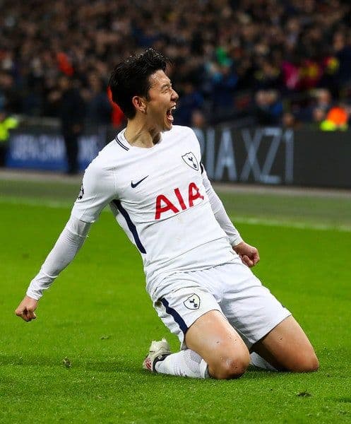 17-18 토트넘 홈 손흥민 실착사진